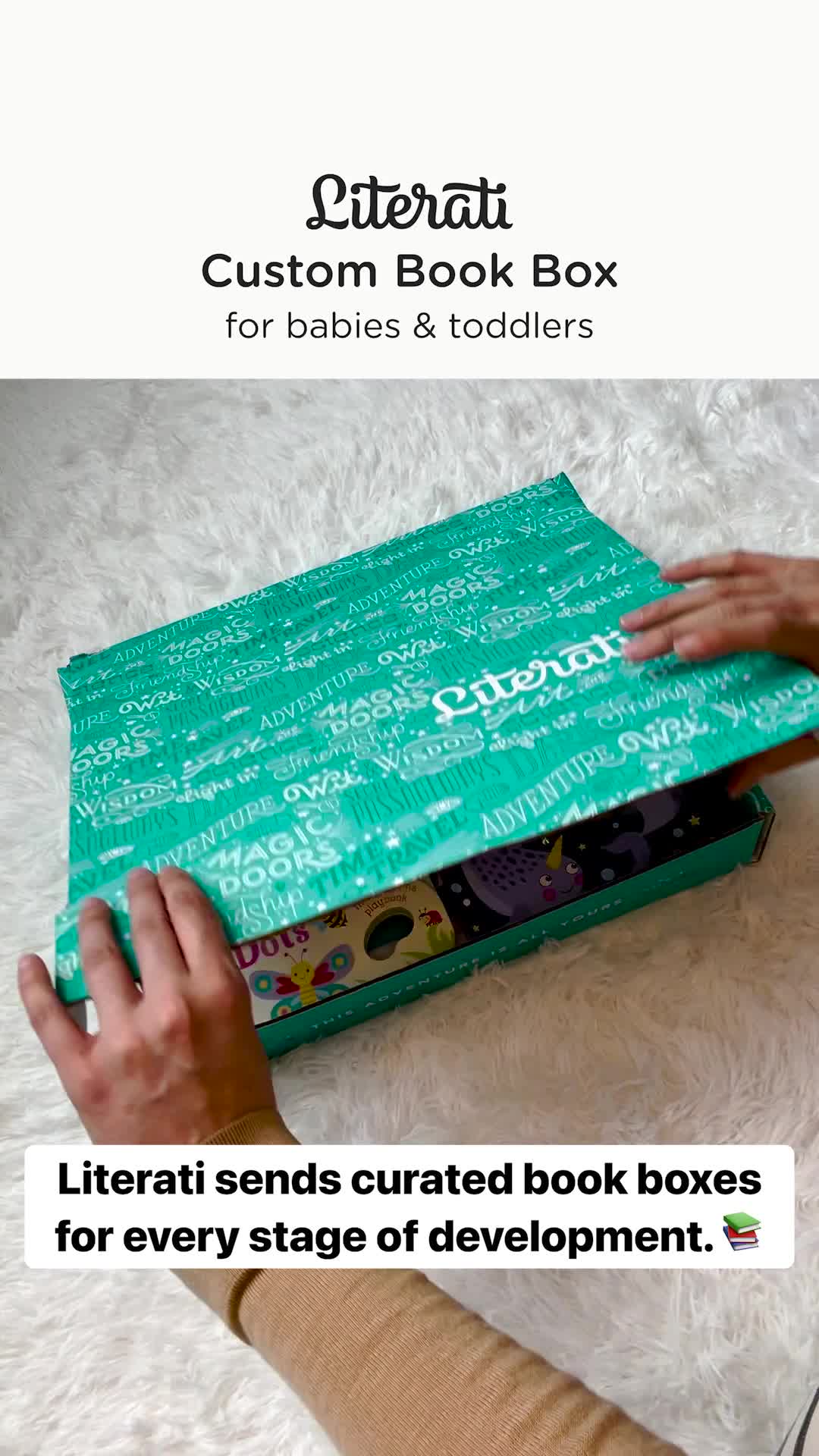 Literati Facebook ad: Babies & Toddlers Love These Books