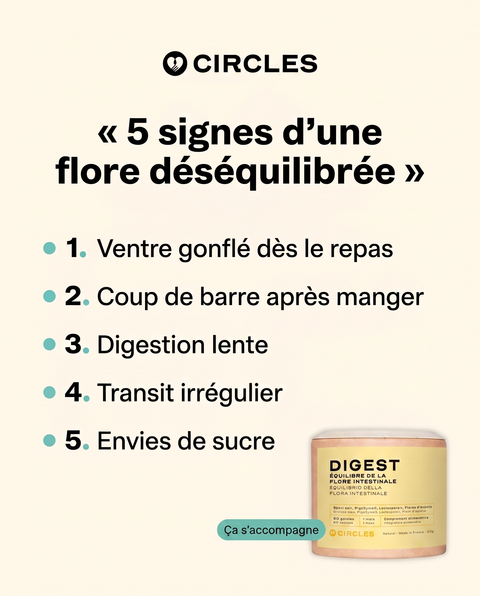 Circles Facebook ad