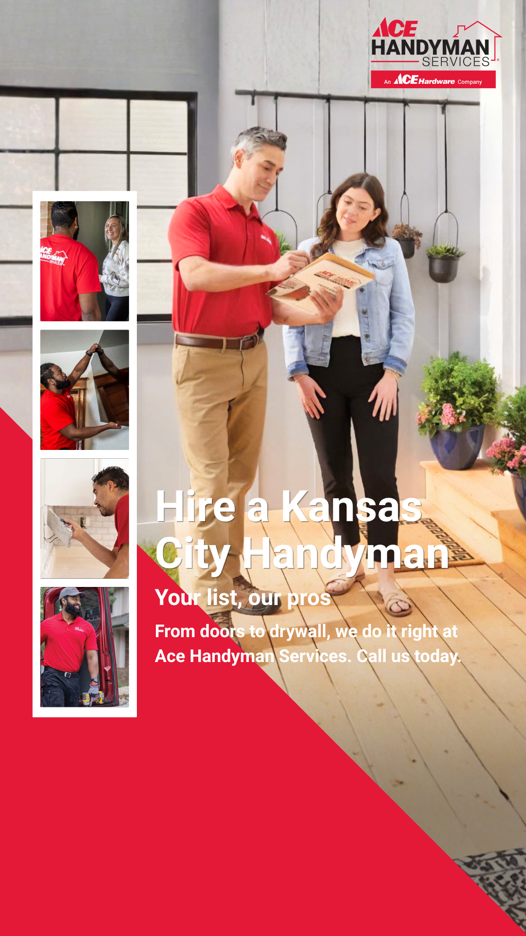 Westlake Ace Handyman Services Kansas City Metro Facebook ad