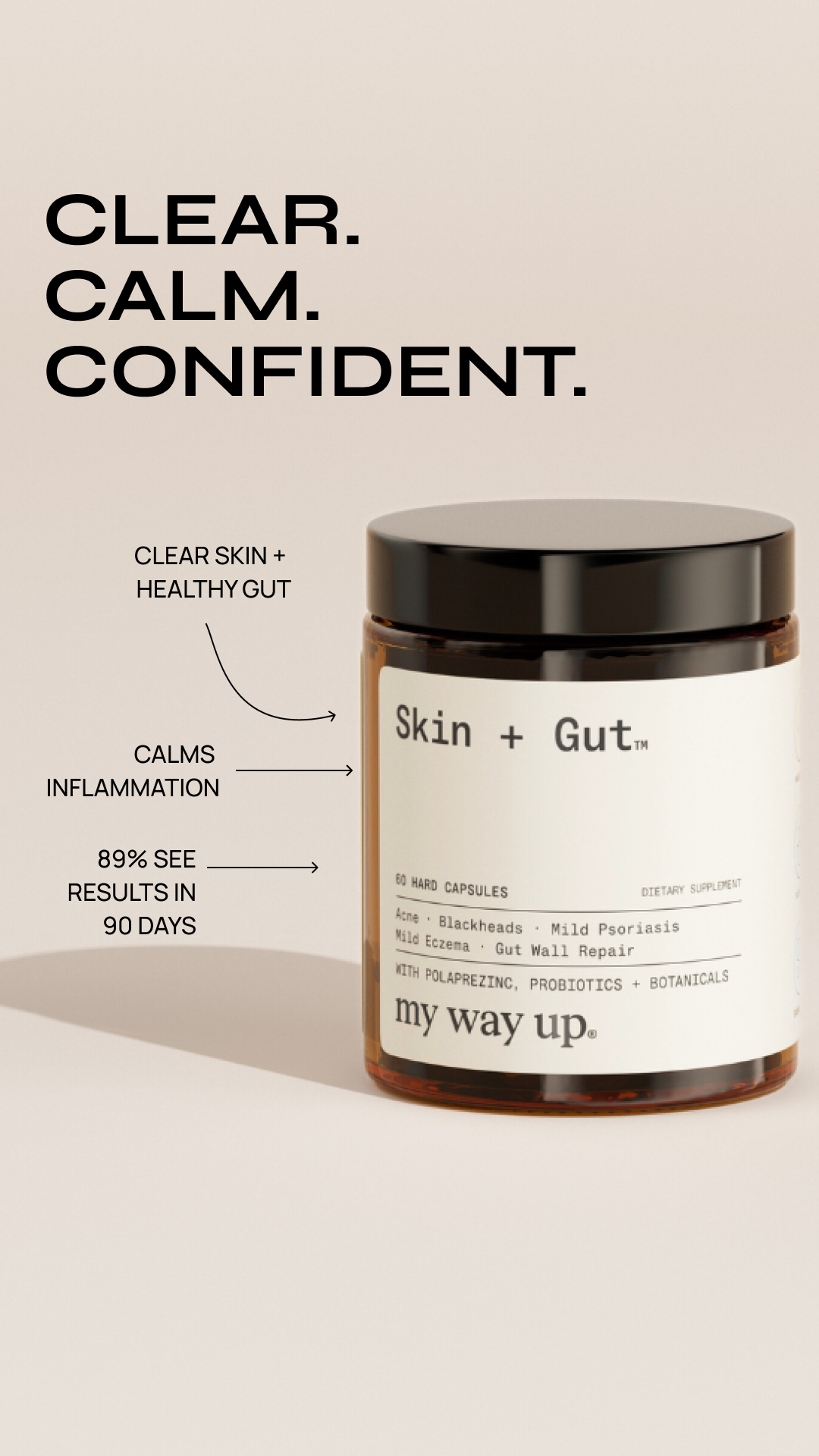 Wellworthy Media Facebook ad: Clear skin from within