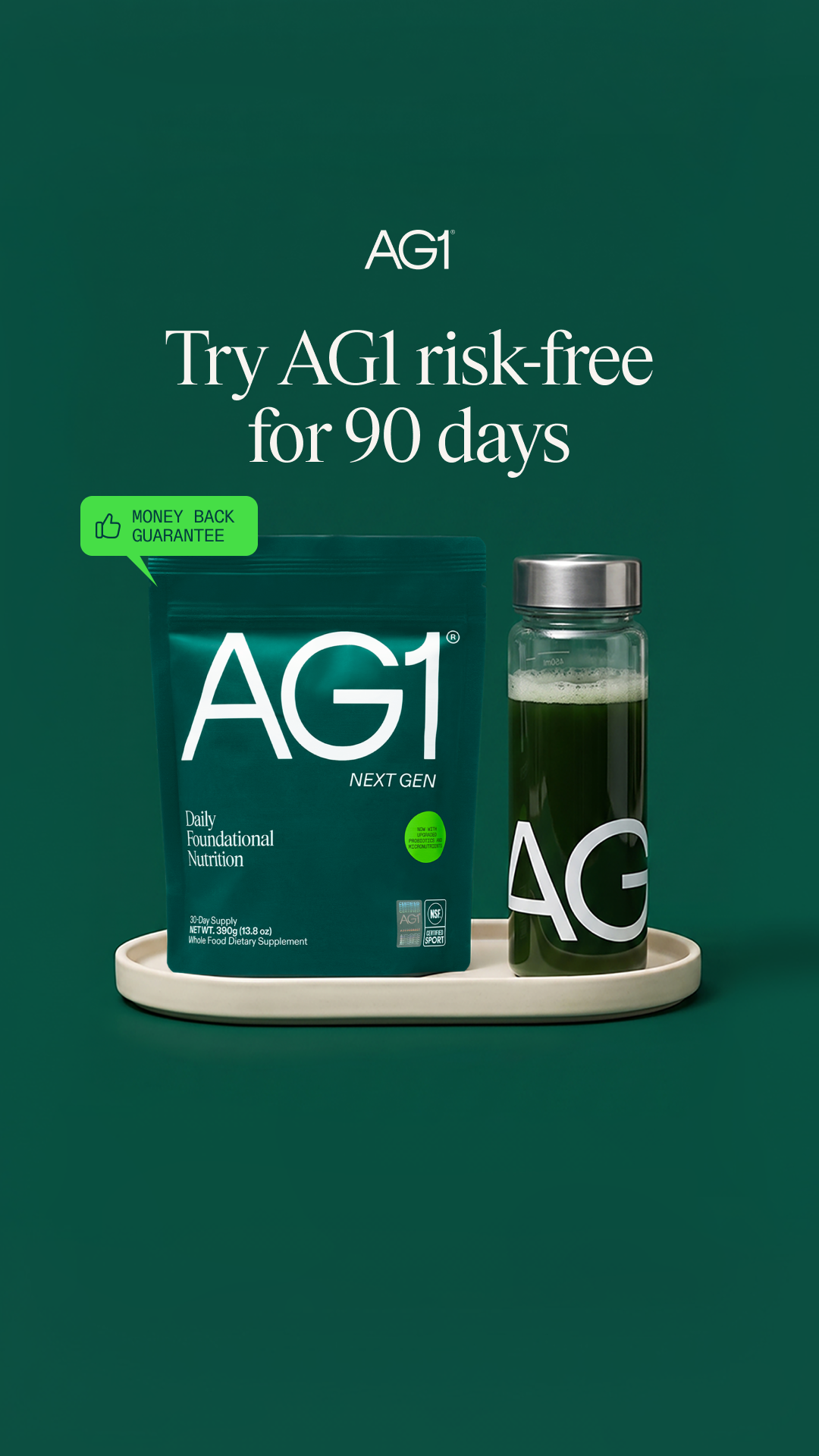 AG1 by Athletic Greens Facebook ad
