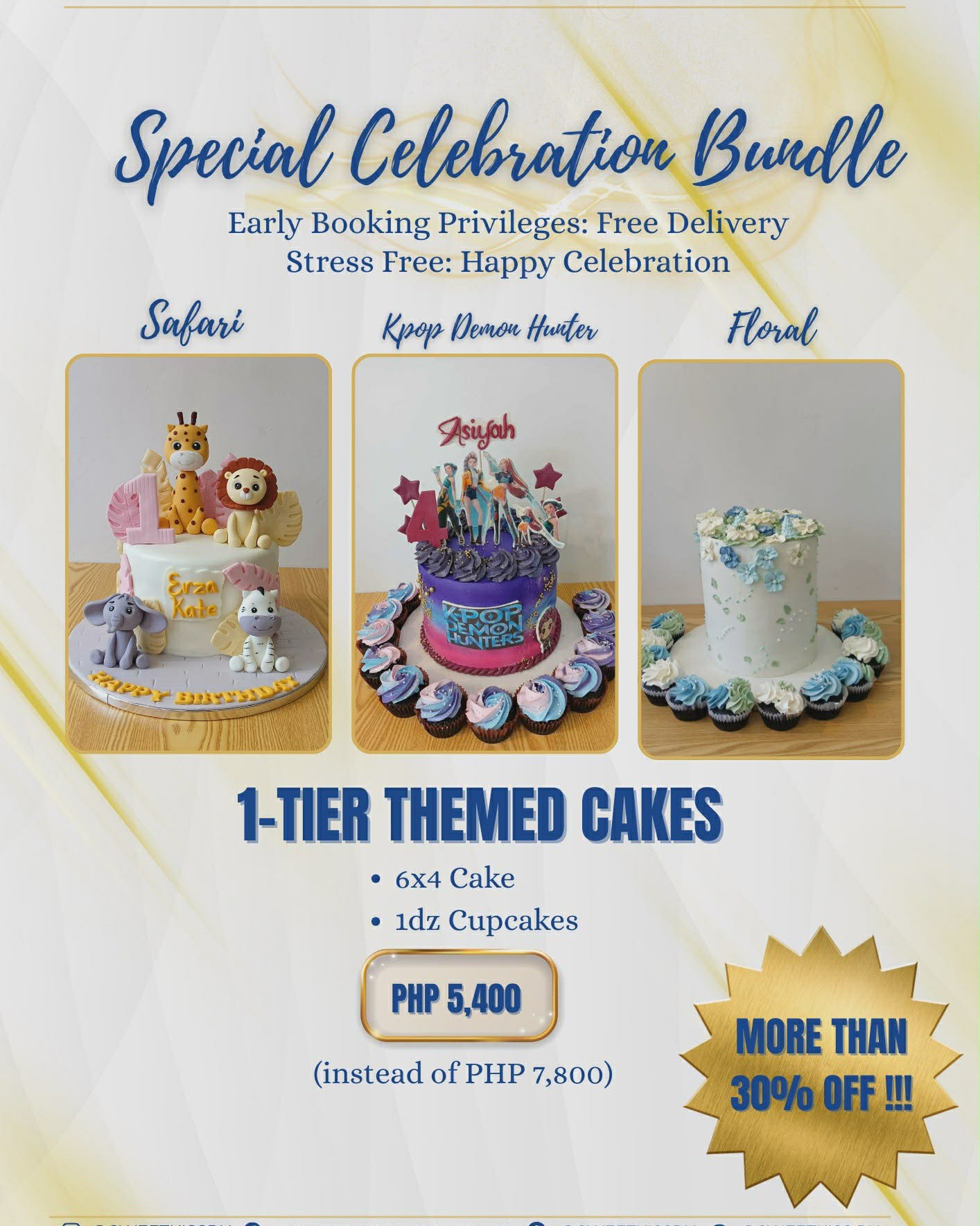 Sweet Kiss Custom Cakes Facebook ad
