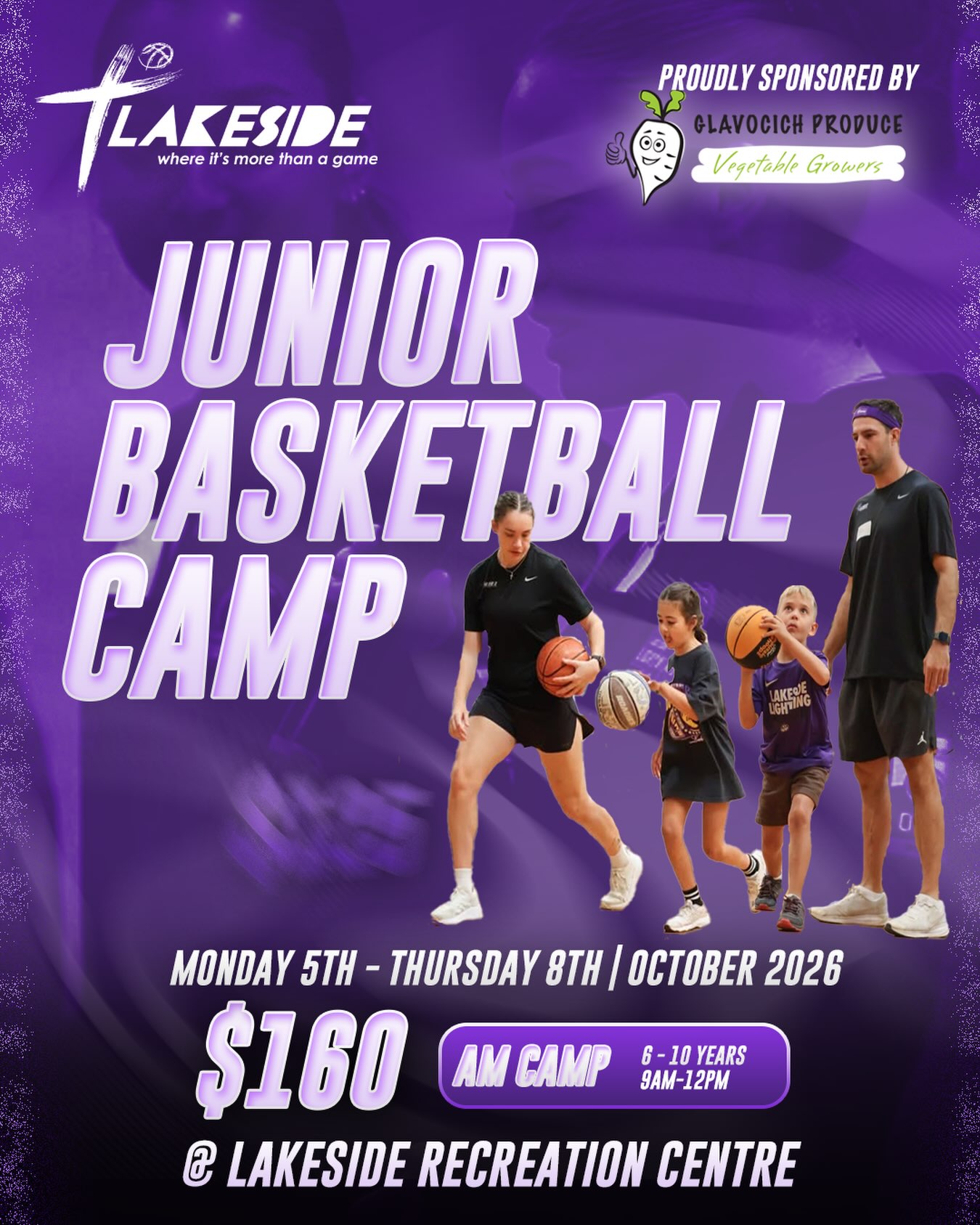 Lakeside Facebook ad: Lakeside October Junior Basketball Camp 2026