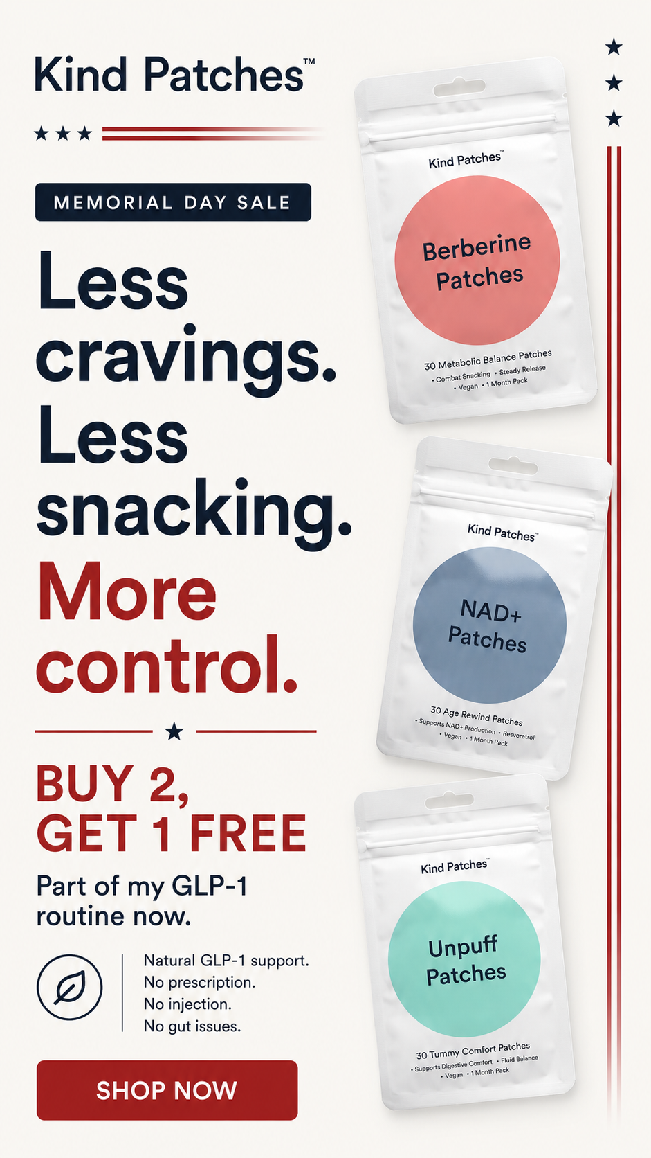 Kind Patches Facebook ad