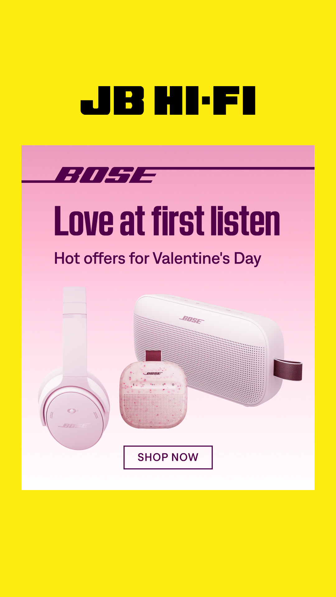 JB Hi-Fi Facebook ad