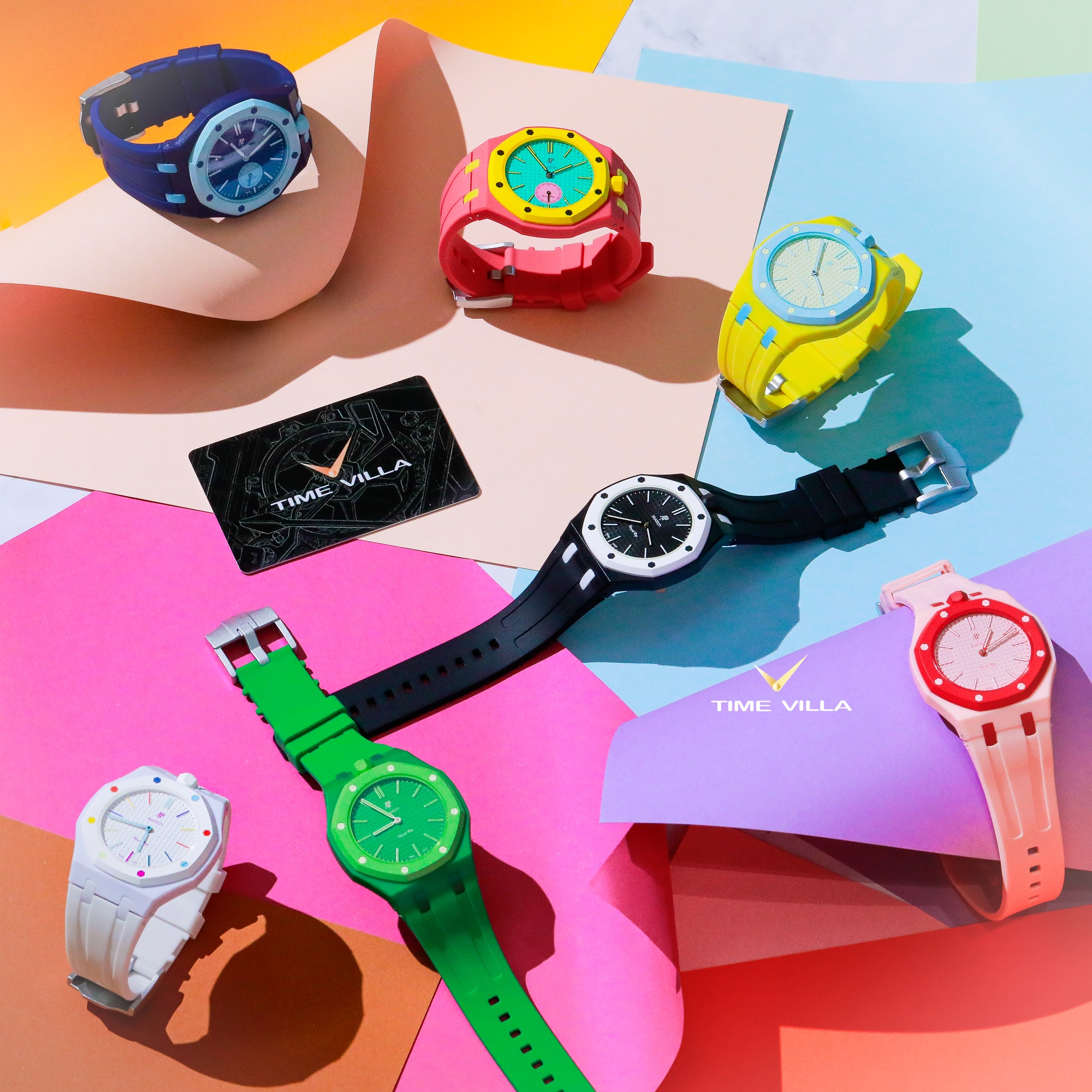 TimeVilla Facebook ad: SỞ HỮU SWATCH X AP ROYAL POP, 𝙏𝑨̣̆𝙉𝙂…