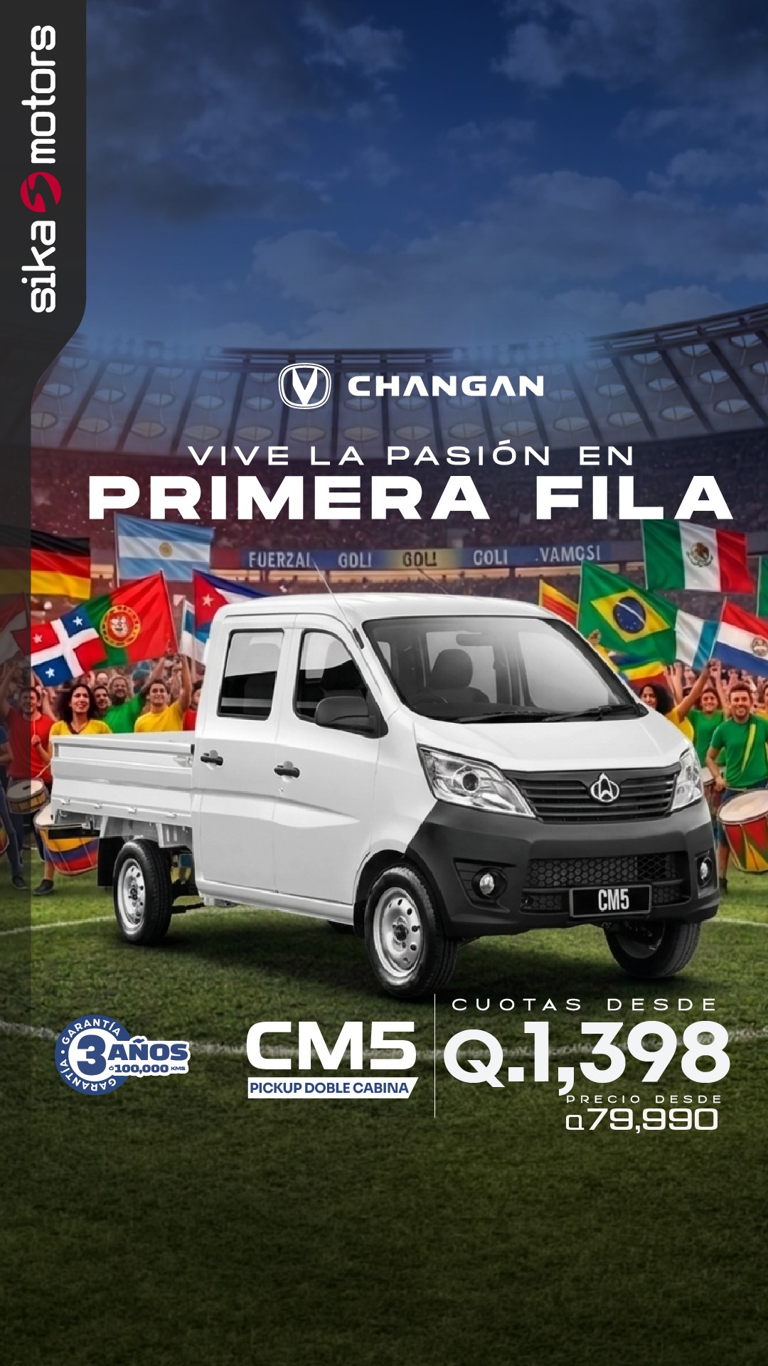 Changan Guatemala Facebook ad from Jun 8, 2026