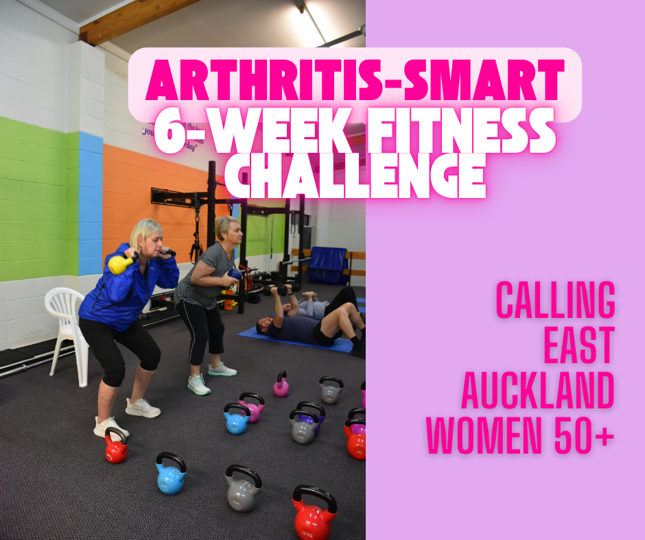 GY Howick/Highland Park Facebook ad: Arthritis-Smart 6-Week Challenge * Women 55+ East Auckland