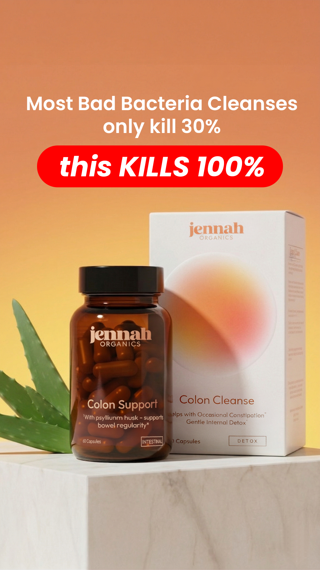 Jennah Organics Facebook ad