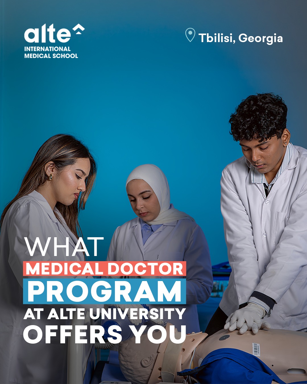 International Medical School - Alte University Facebook ad: Why Choose Medical Doctor Program at Alte University