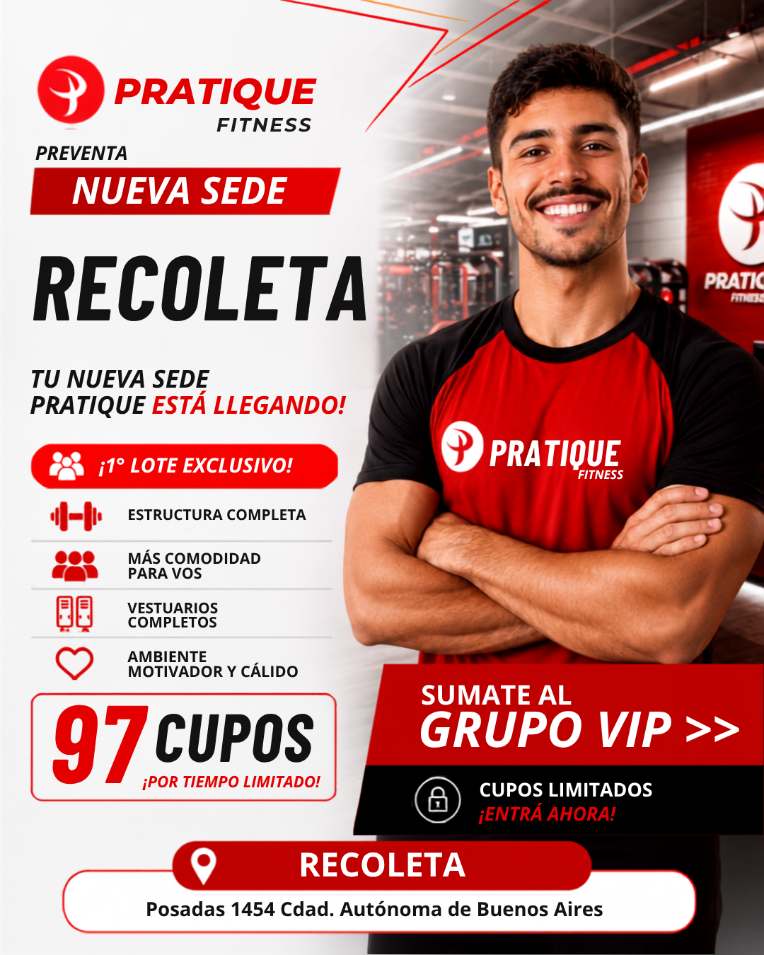 Pratique Fitness - Argentina Facebook ad