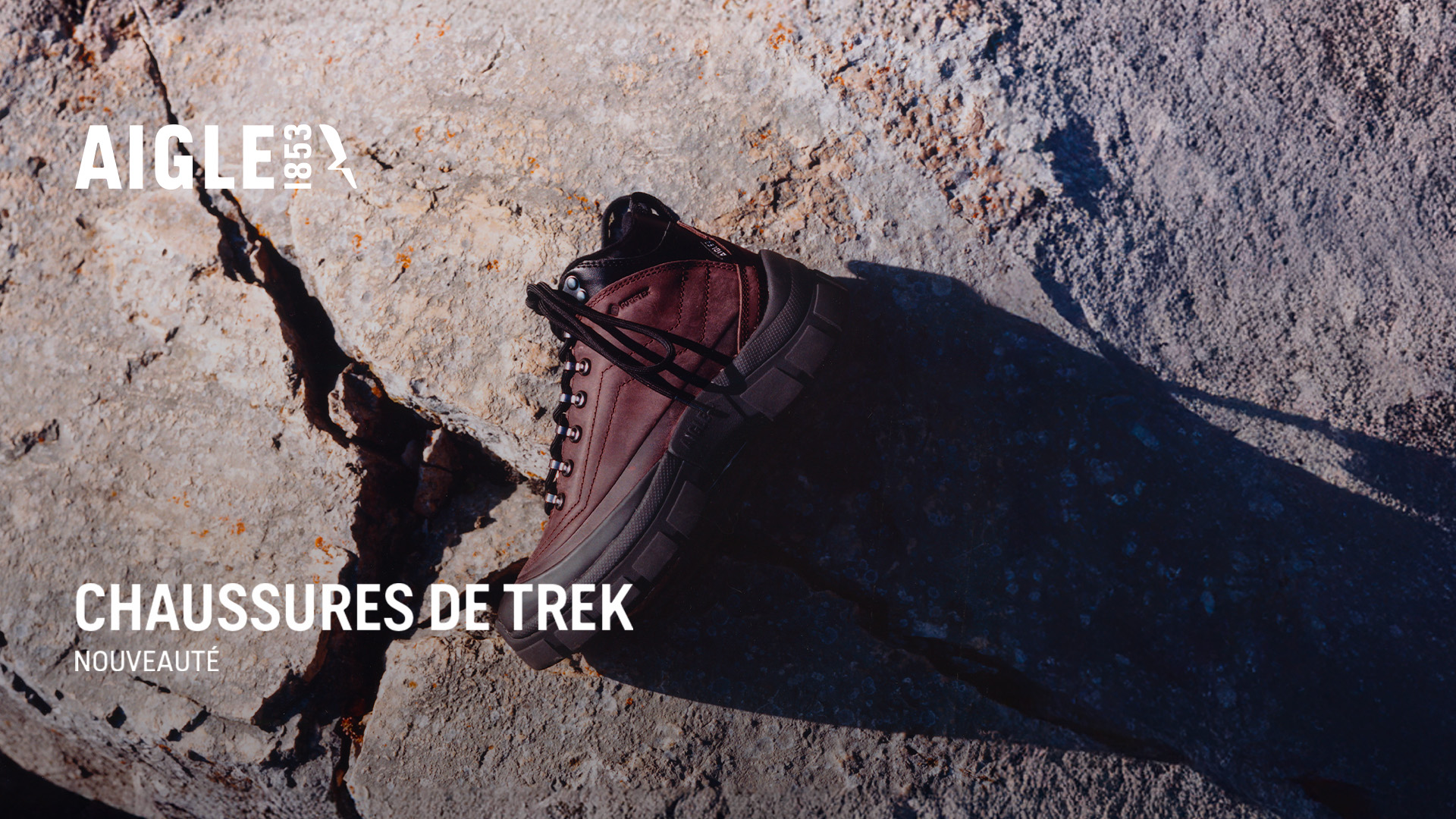 Aigle Facebook ad: Chaussures trek