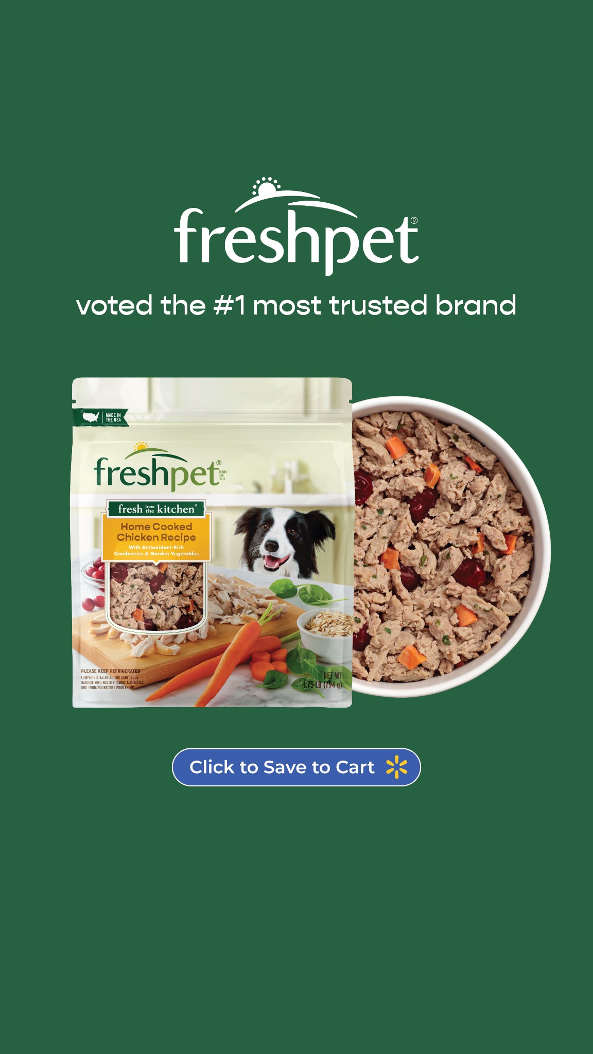 Freshpet Facebook ad