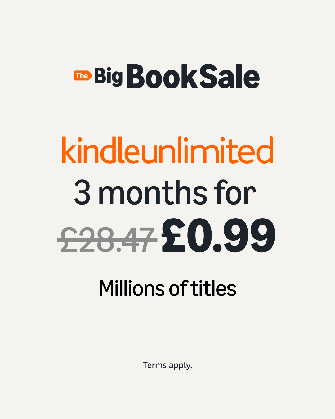Amazon Kindle Facebook ad