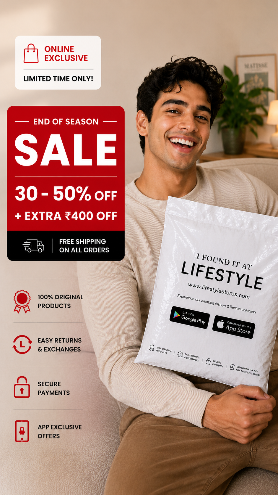 Lifestyle Stores Facebook ad