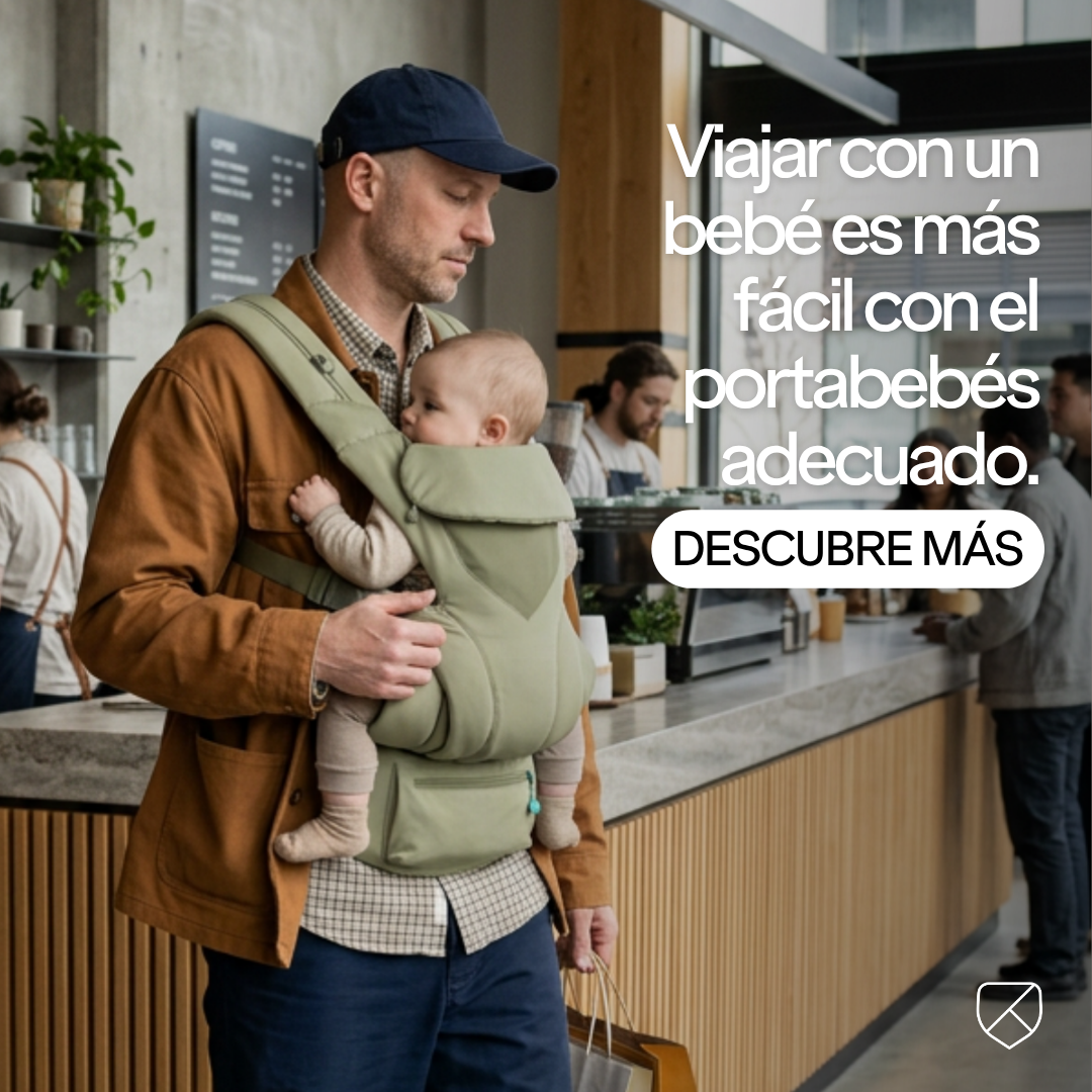 Koala Babycare Facebook ad: La mochila portabebés ergonómica para ti y para tu bebé.
