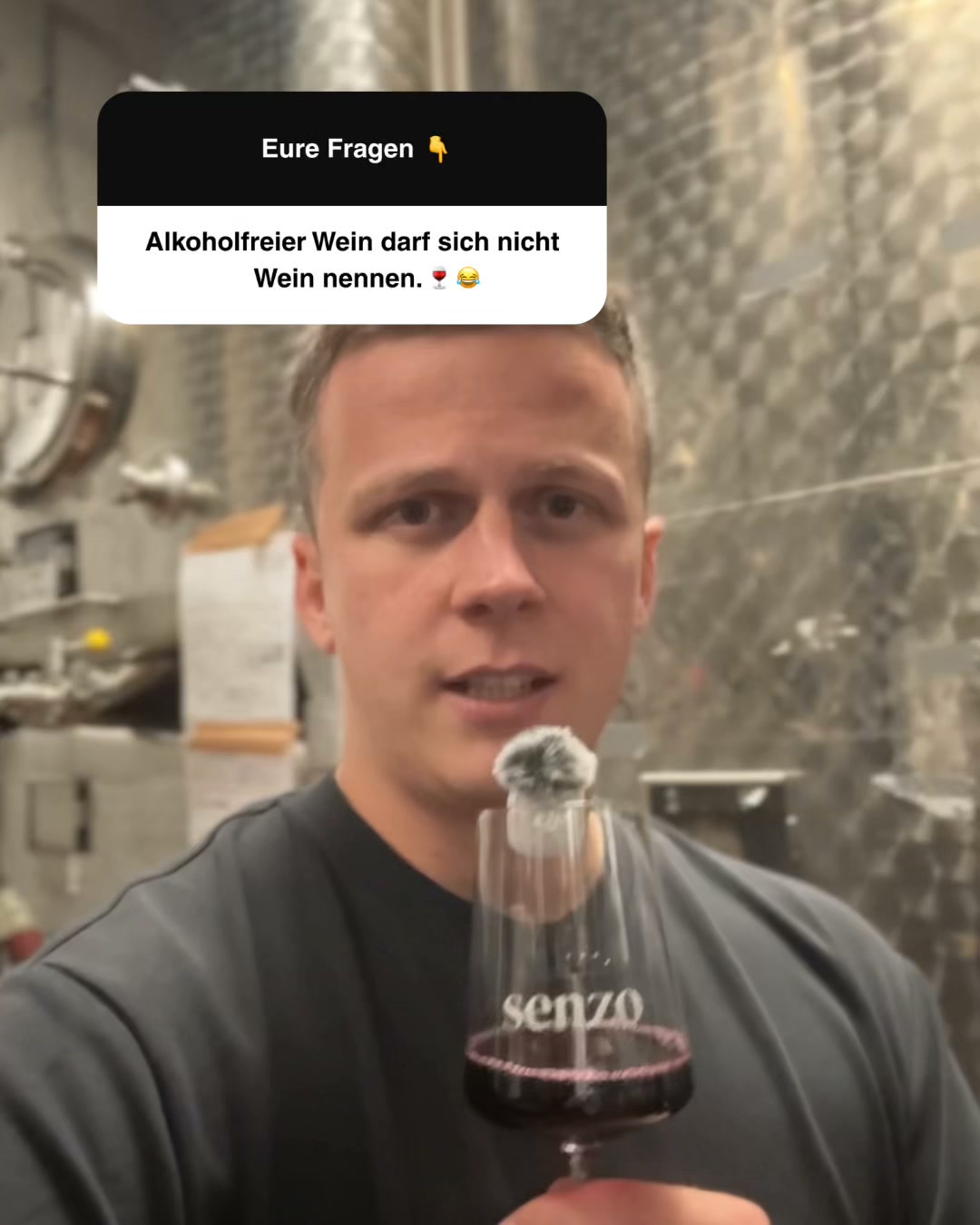 Senzo Facebook ad: Spitzenweine mit 0,0% Alkohol