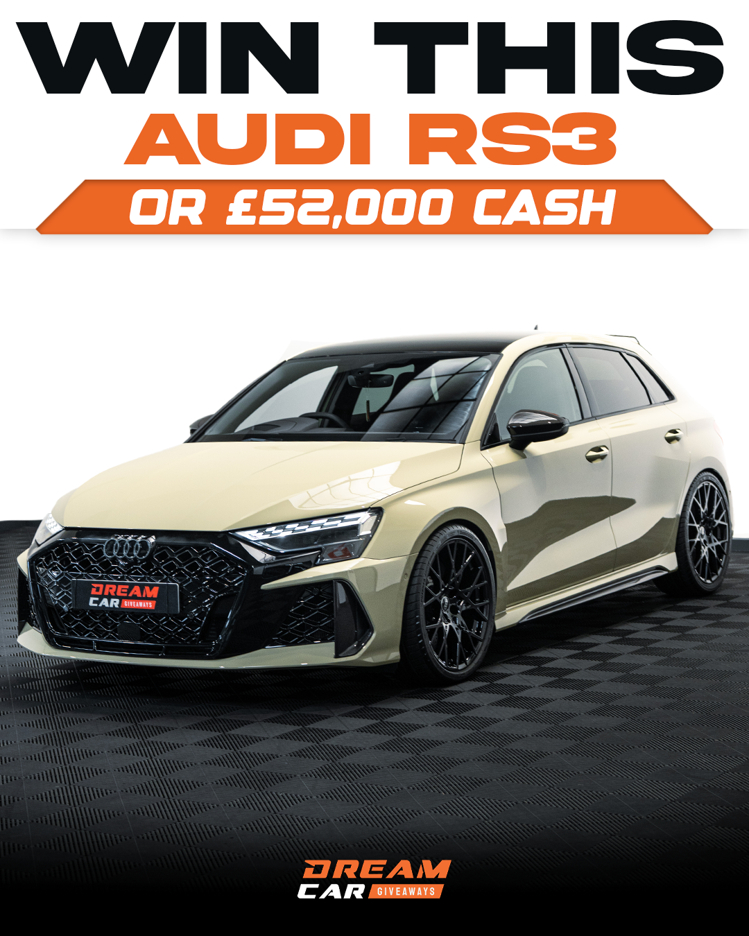 Dream Car Giveaways Facebook ad