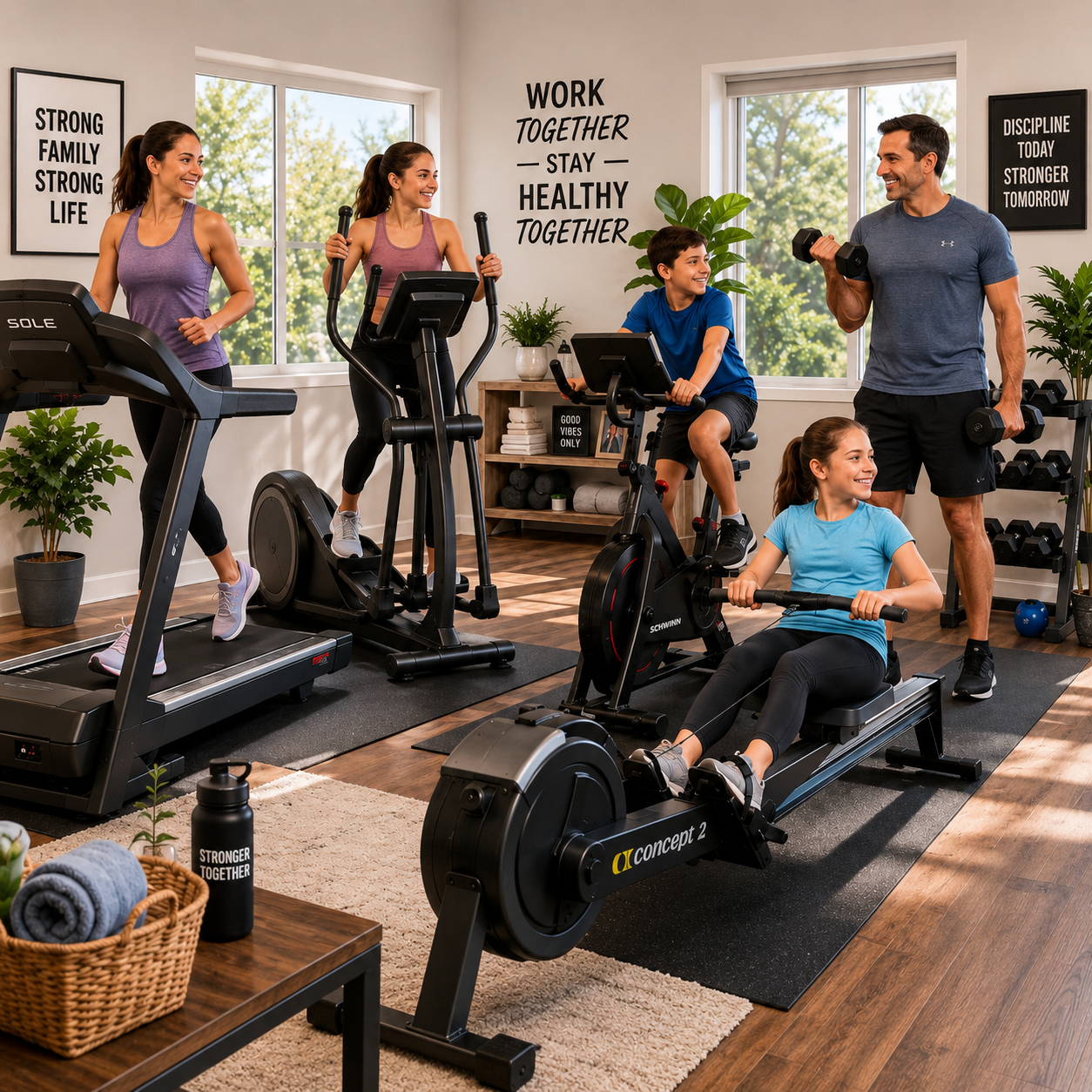 Azeem Fitness Facebook ad: Setup a Home Gym