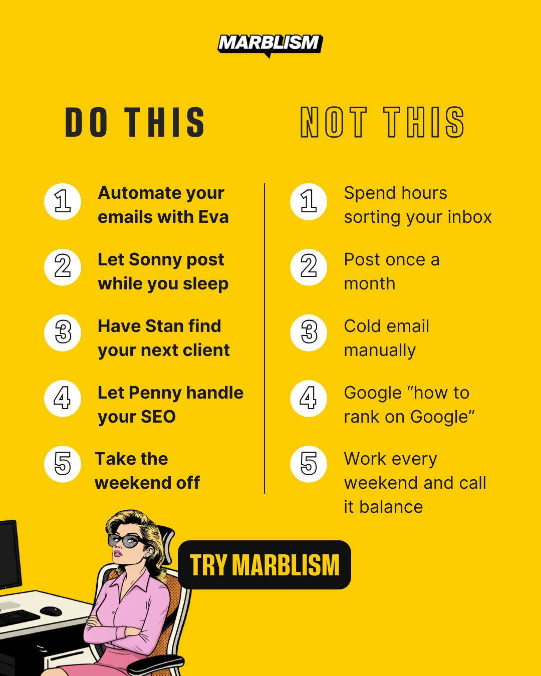 Marblism Facebook ad
