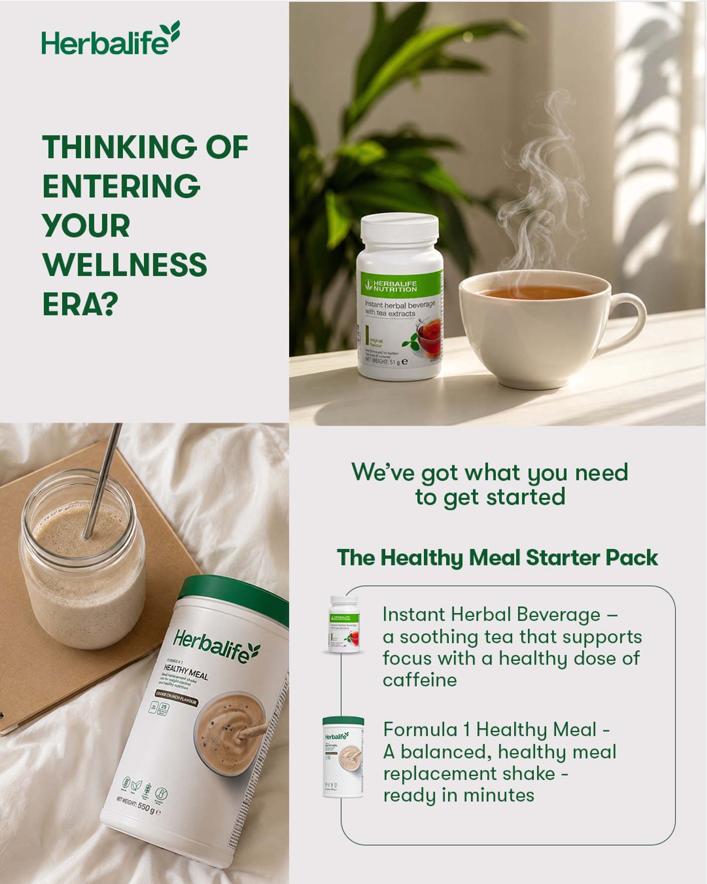 Herbalife Facebook ad: Starting a wellness journey doesn't have to be…
