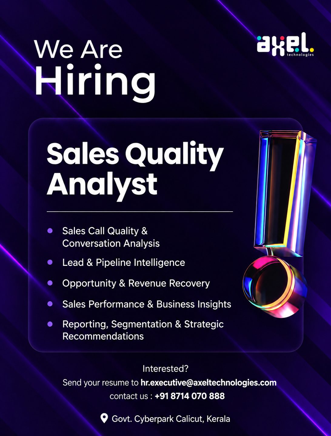 Axel Technologies Facebook ad
