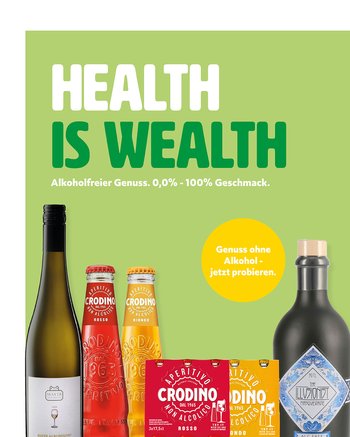 Landmarkt Eurogast Facebook ad: Health is Wealth
