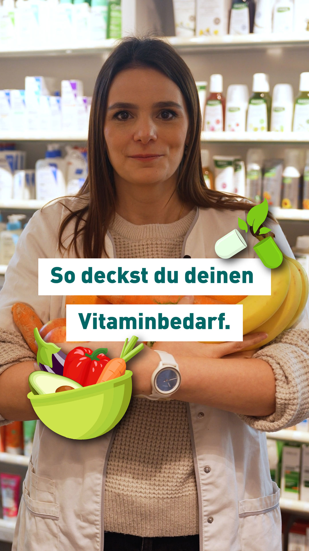 Amavita Facebook ad: Weisst du, wie viele Vitamine dein Körper wirklich…