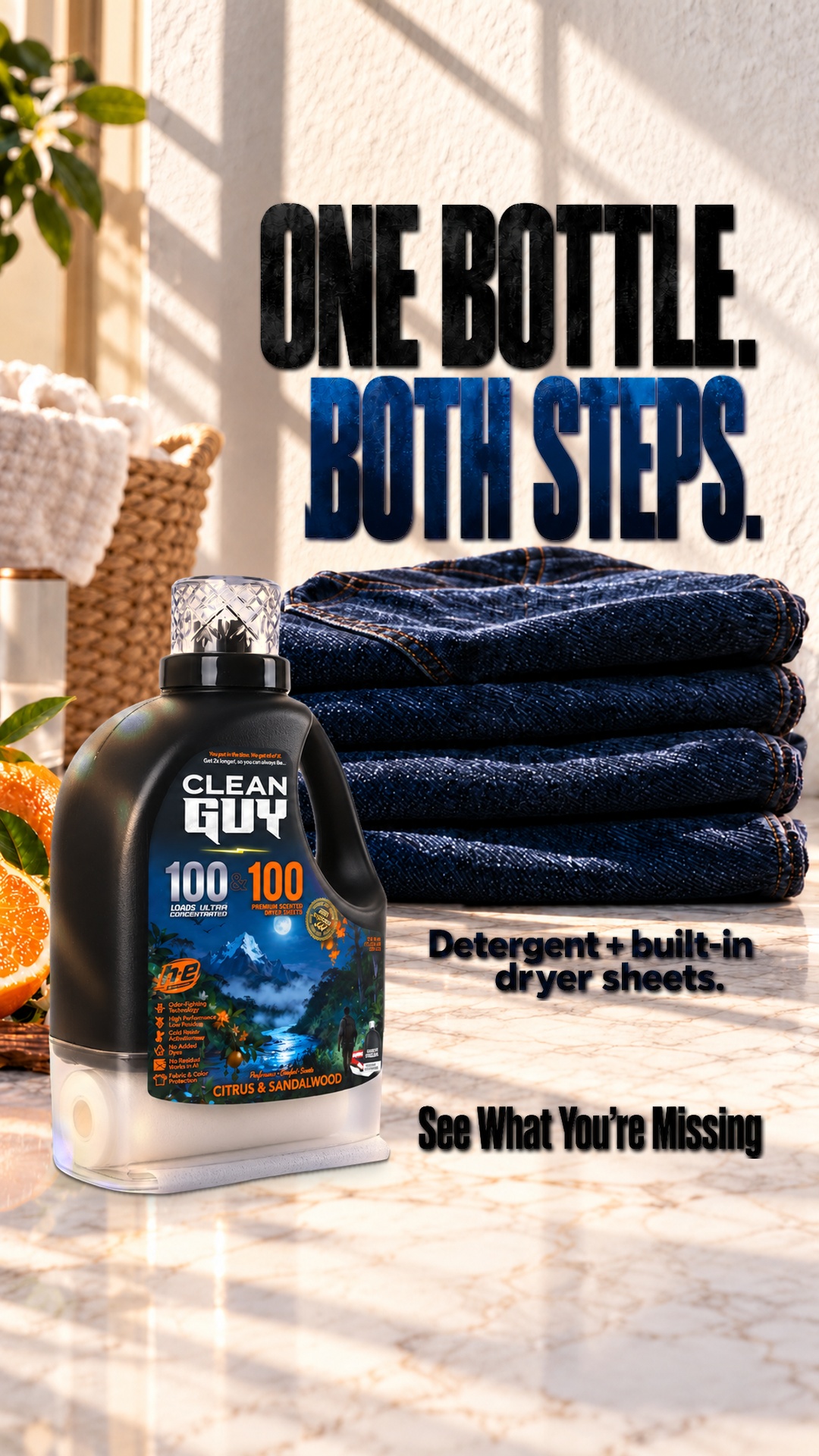 Clean Guy Facebook ad: You're a dude, not a lilac.
