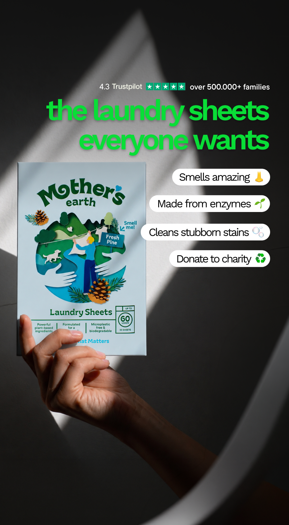 Mothers Earth Facebook ad