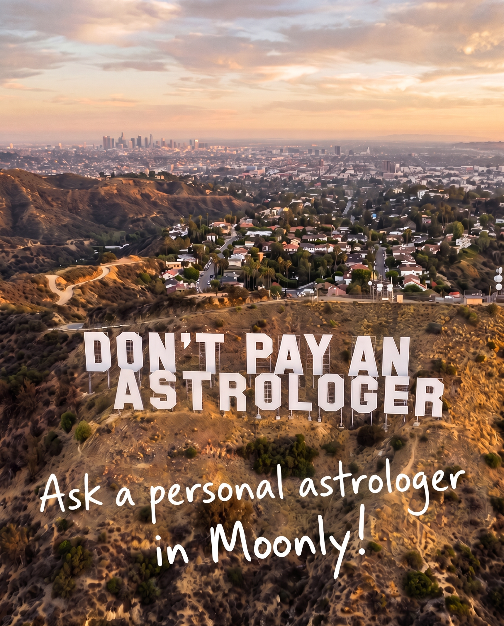 Moonly Facebook ad: Your phone now has a built-in astrologer