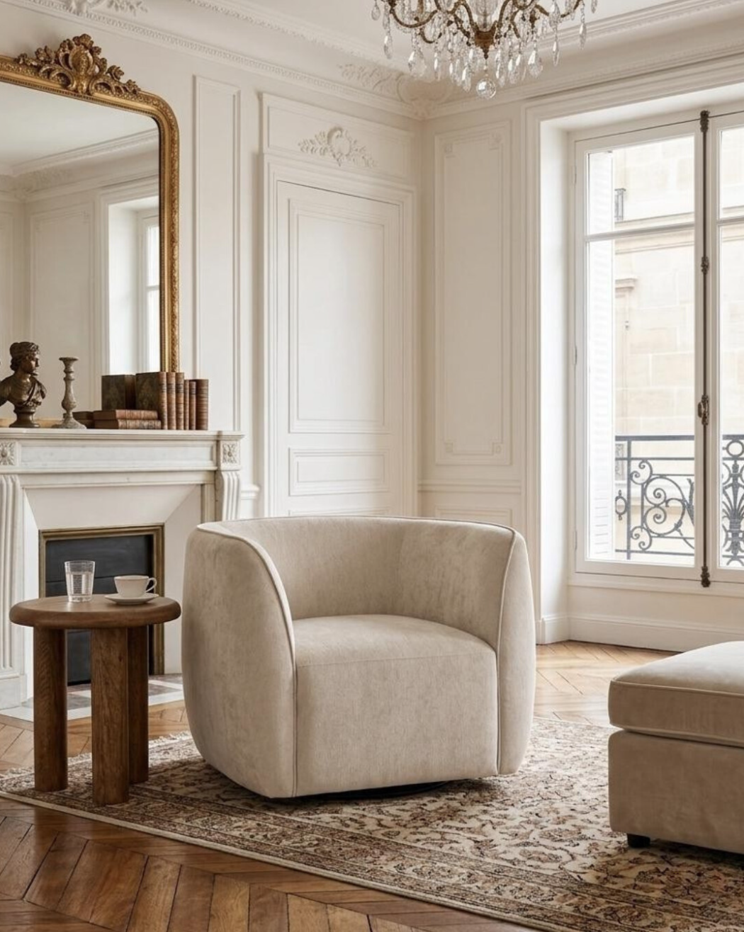 ELLE Decor Collection Facebook ad: Elle Décor, Fabric Swivel Chair