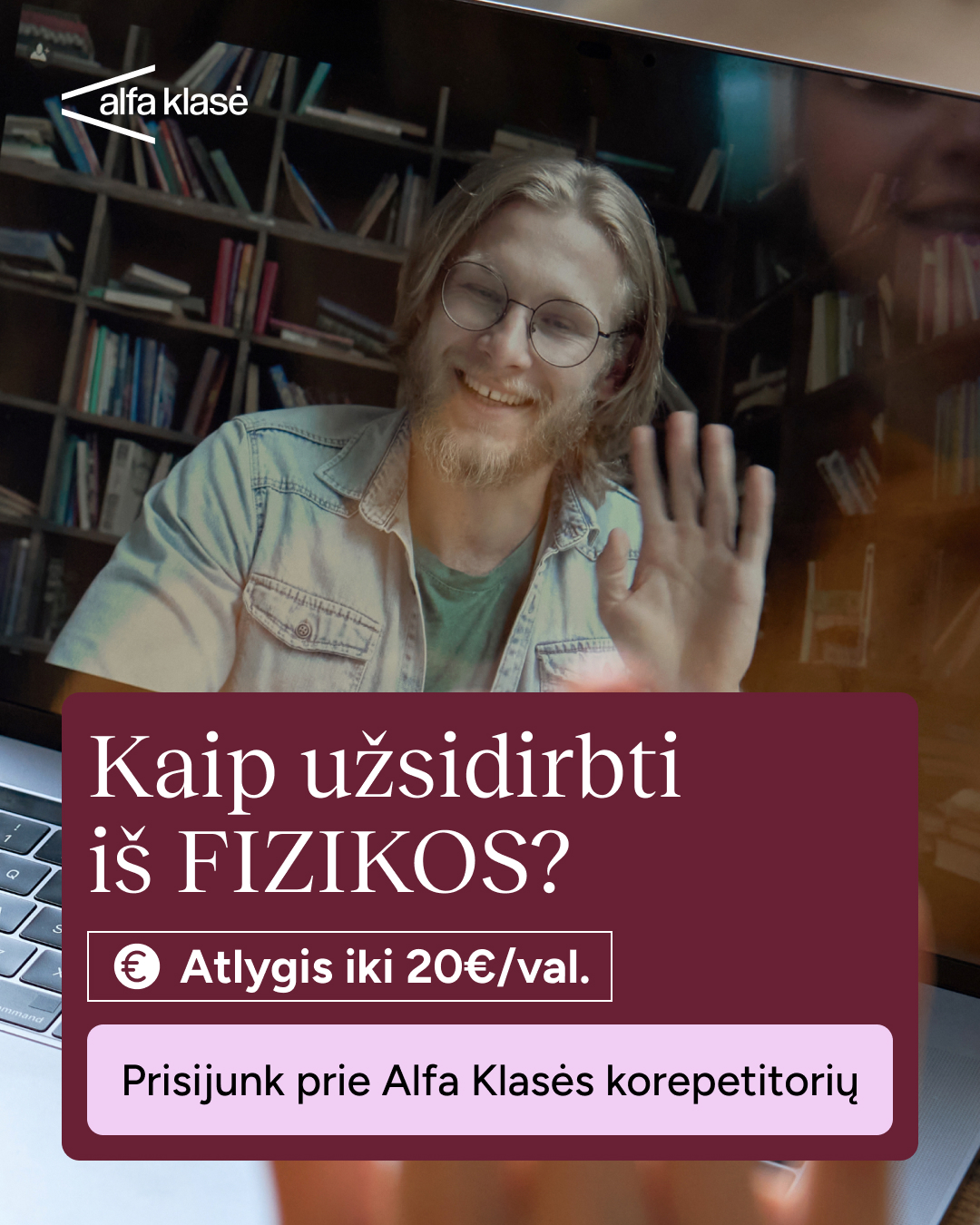 Alfa Klasė Facebook ad