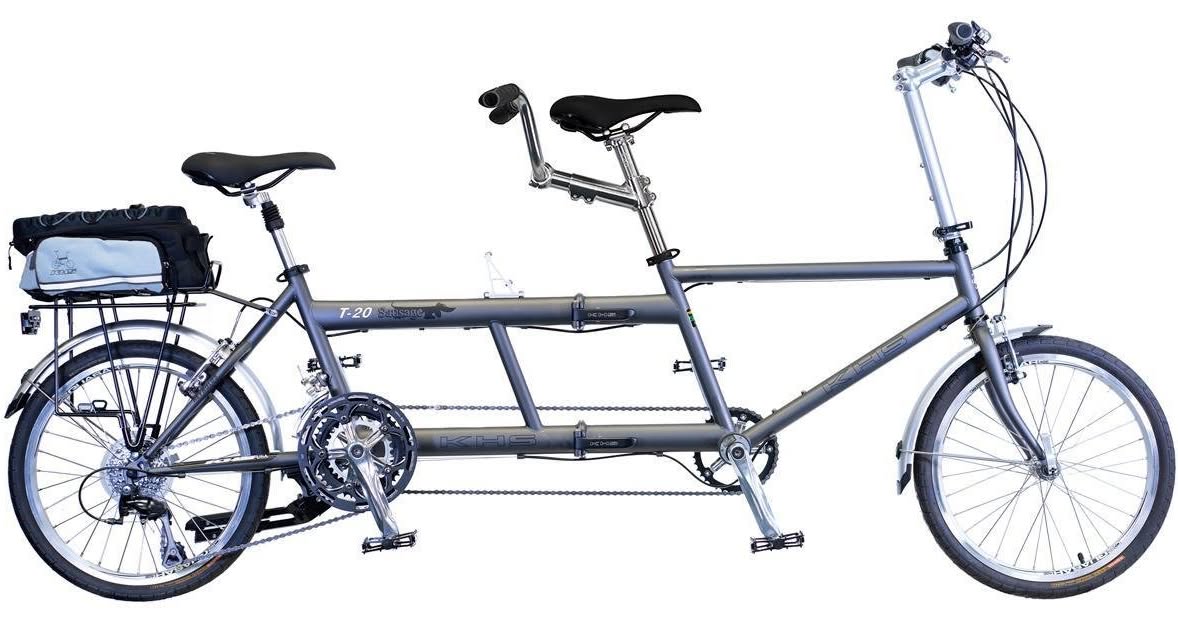 Ben Gibbs Facebook ad: 2025 KHS Bicycles Americano T-20 Folding Tandem Bike MSRP…