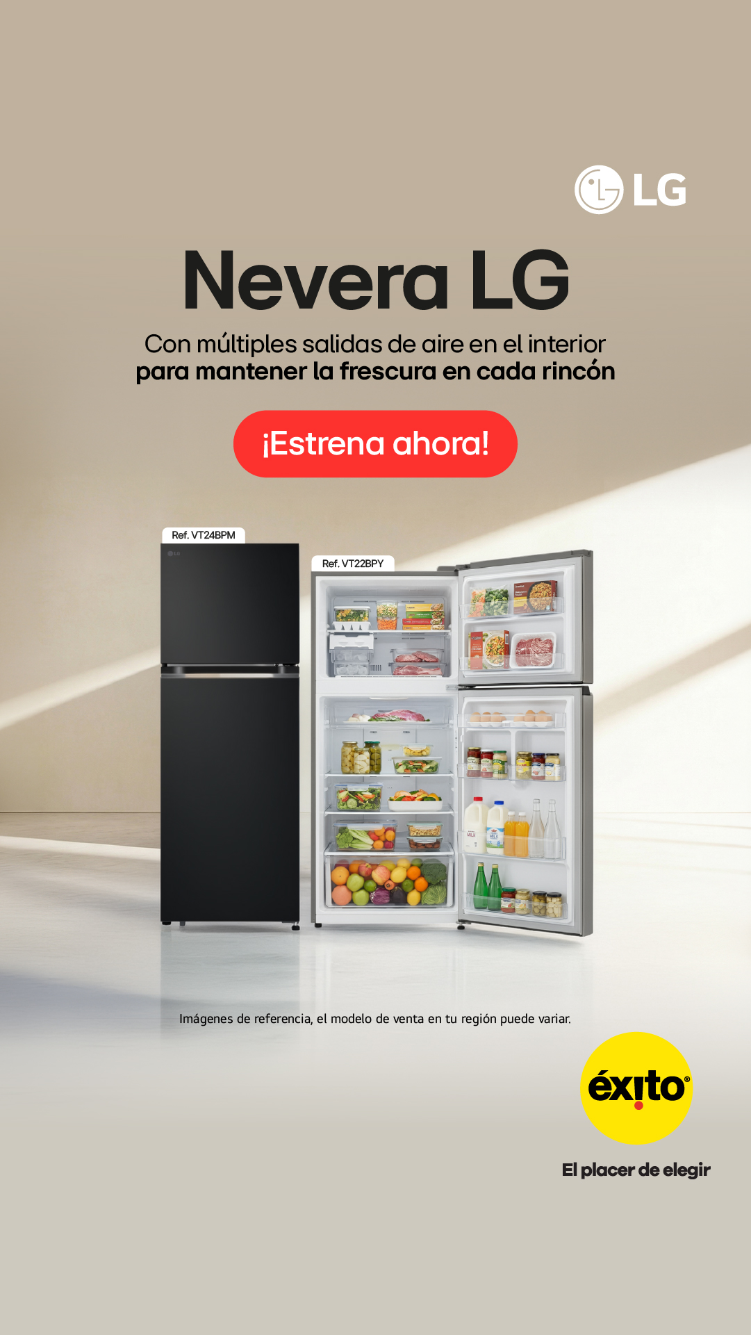 Éxito Facebook ad
