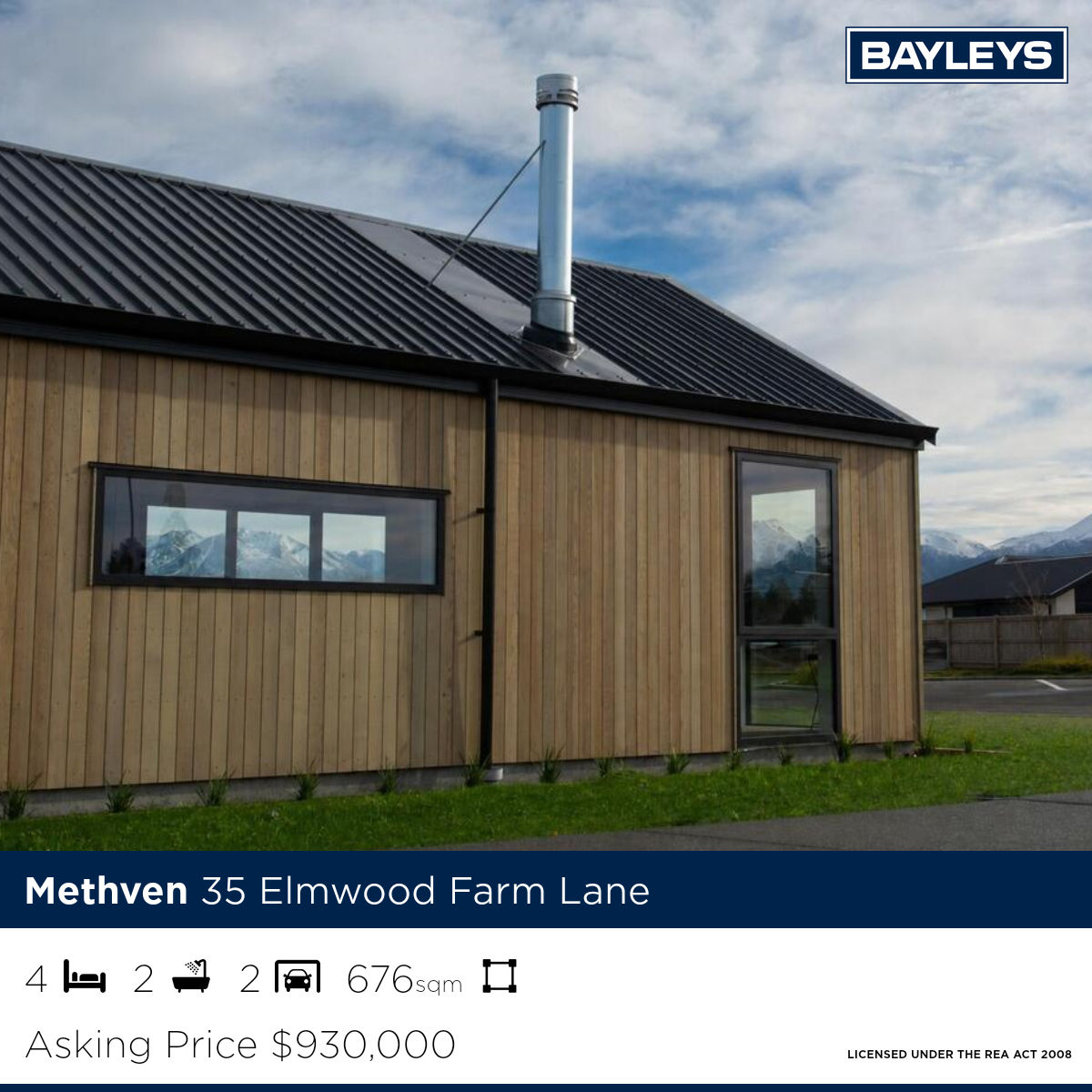 Bayleys Canterbury Facebook ad from Jul 6, 2026