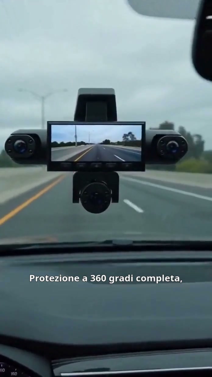 Fourisily Shop Facebook ad: Videoregistratore per auto a 360° con cinque telecamere…