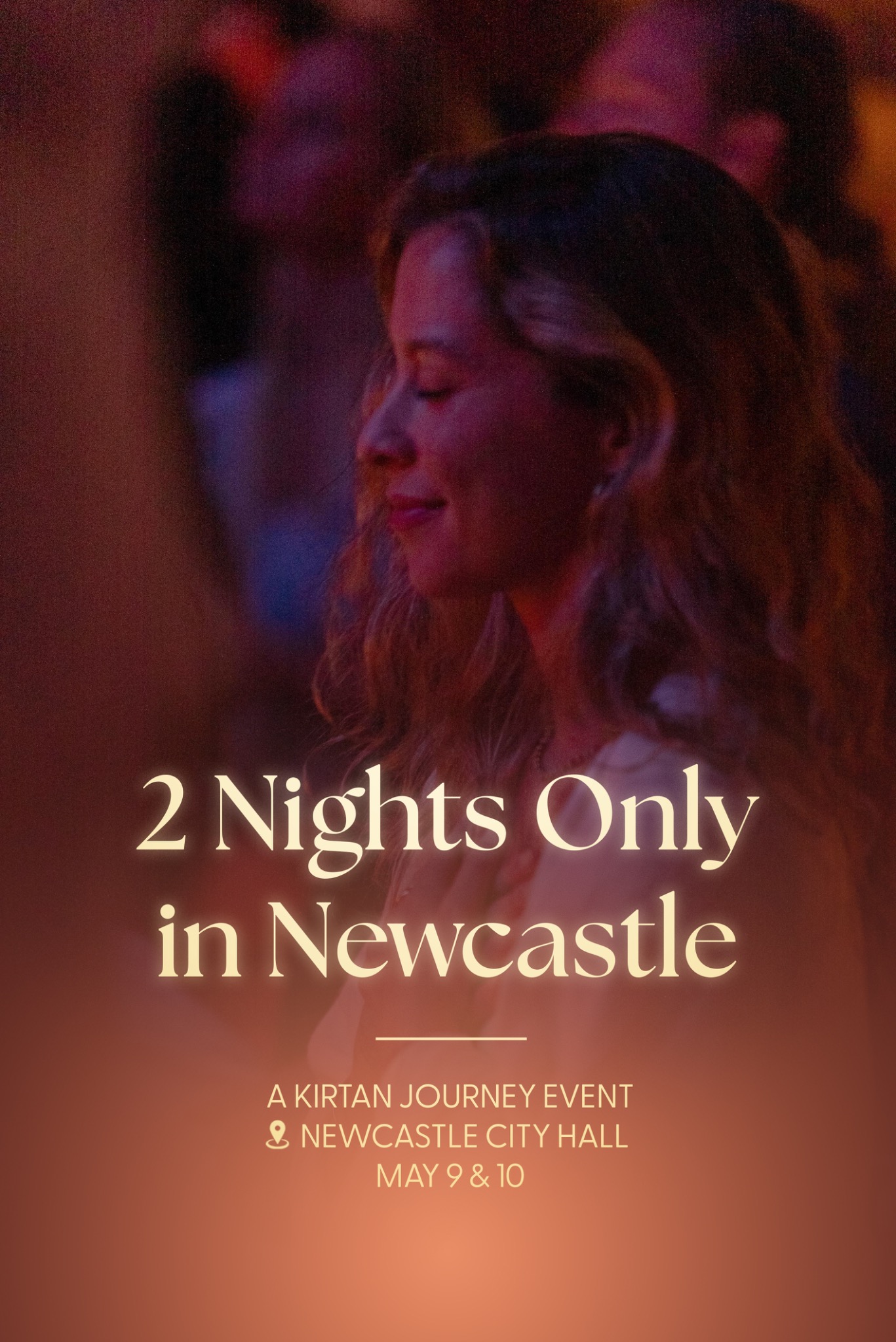 A Kirtan Journey Facebook ad: 2 Night Kirtan Immersion in Newcastle