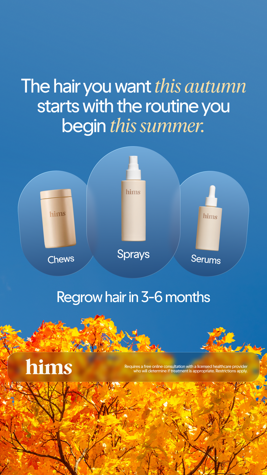 hims Facebook ad