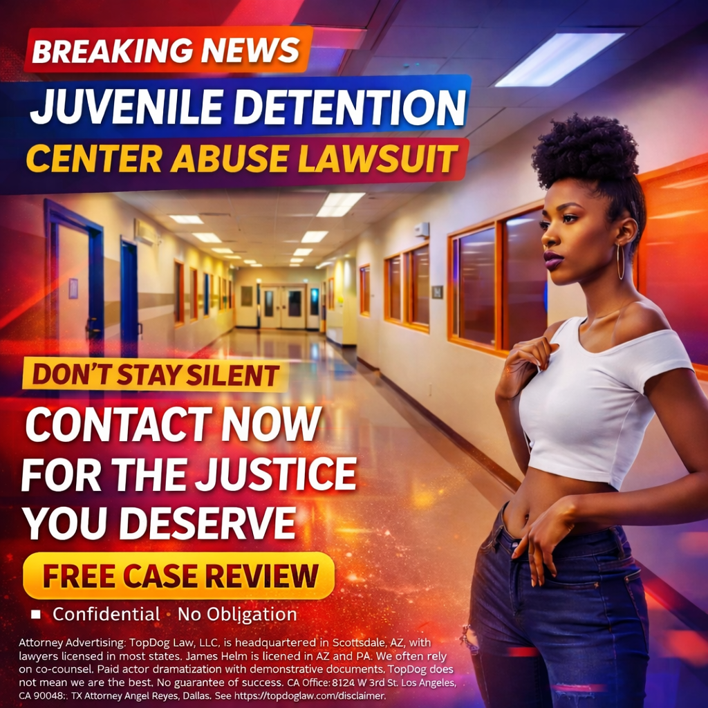 Juvenile Detention Center Abuse Facebook ad: Juvenile Detention Center Claims