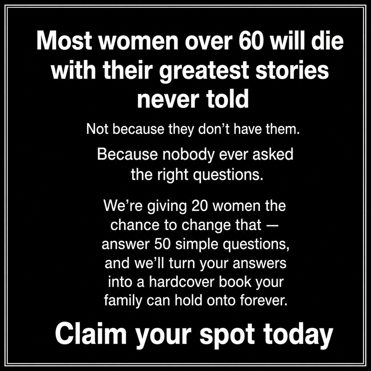 Memowrite Facebook ad