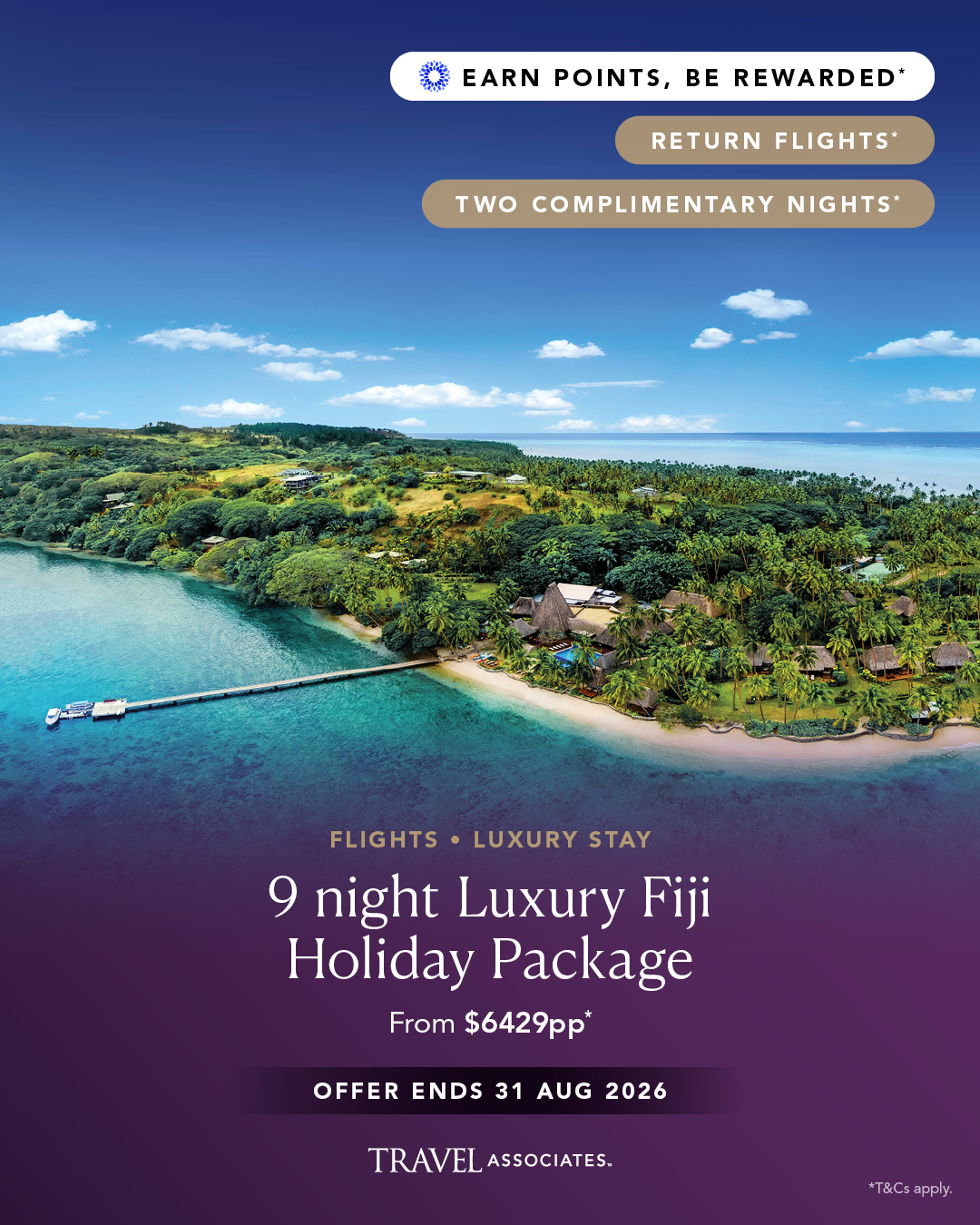Travel Associates Facebook ad