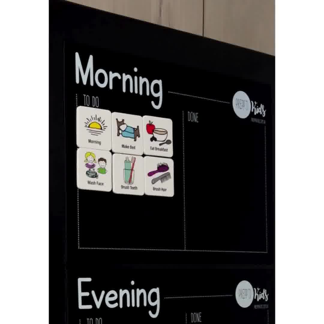 Prepp'd Kids Facebook ad: Modern Routine Charts