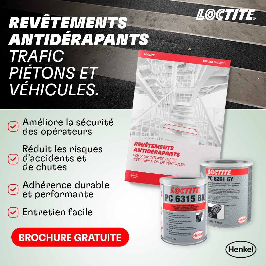 LOCTITE Facebook ad: Sécurisez vos sols industriels