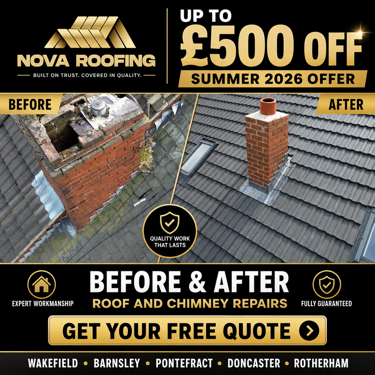 Nova Roofing Facebook ad
