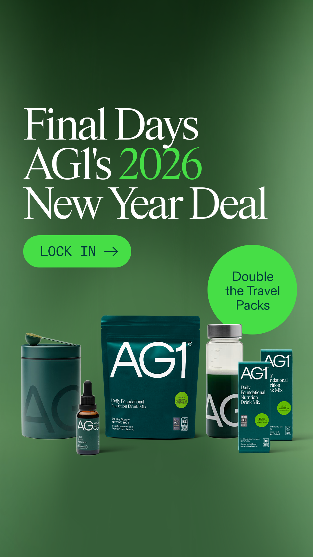 AG1 by Athletic Greens Facebook ad