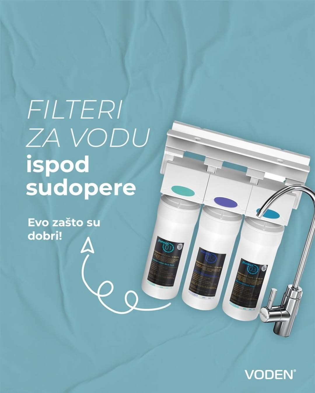 Voden BiH Facebook ad: Mala fabrika čiste vode u tvojoj kuhinji!