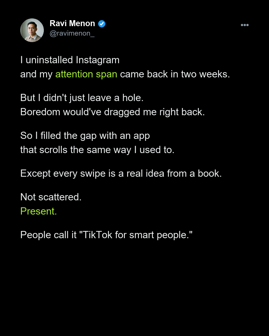 Deepstash Facebook ad