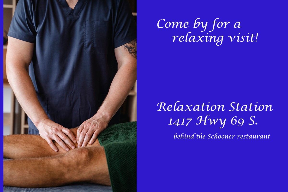 Relaxation Station Facebook ad: Relaxation Station Offers Massage Therapy in Nederland, TX…