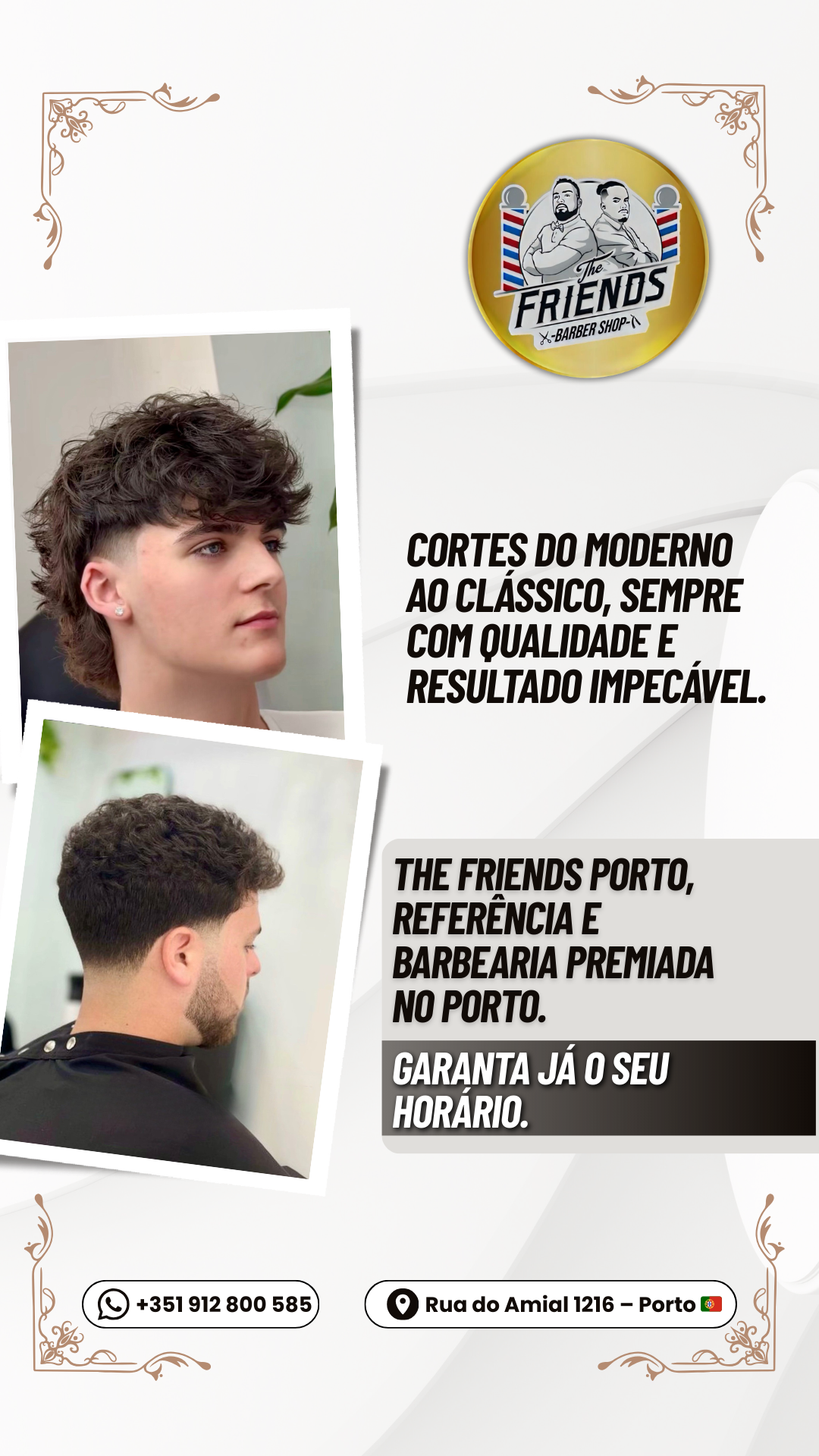 The Friends Porto Facebook ad from Mar 24, 2026